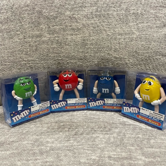 Motor Mates Other - Collectible…Lot of 4 M&M’S Red, Blue, Yellow & Green Motor Mates…Sealed!